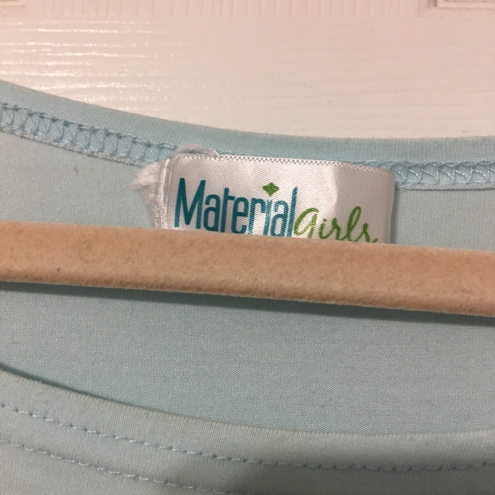 Material Girls light blue long sleeve